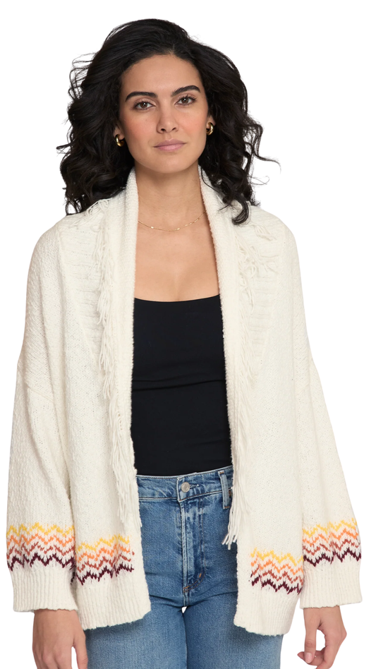Sunrise Fringed Shawl