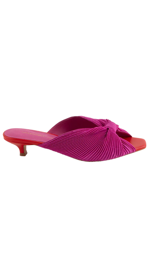 Curfew Satin Kitten Heel