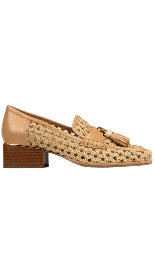 Arroyo Natural Heeled Loafer