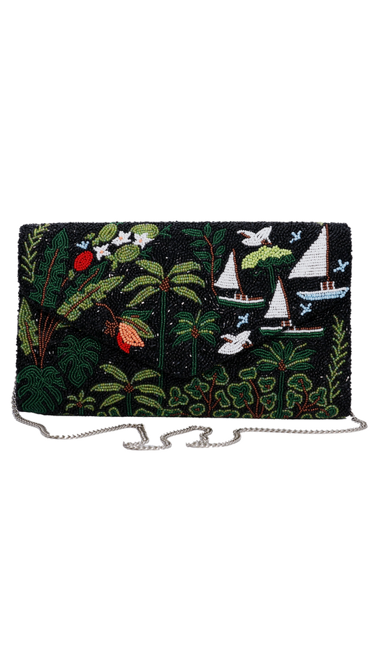 Island Life Envelope Clutch