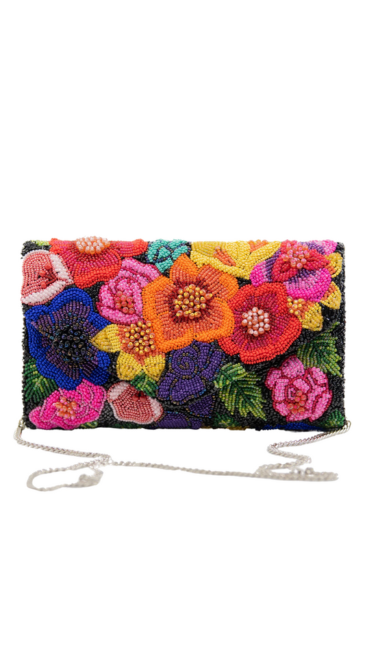 Floral Beauty Small Envelope Clutch