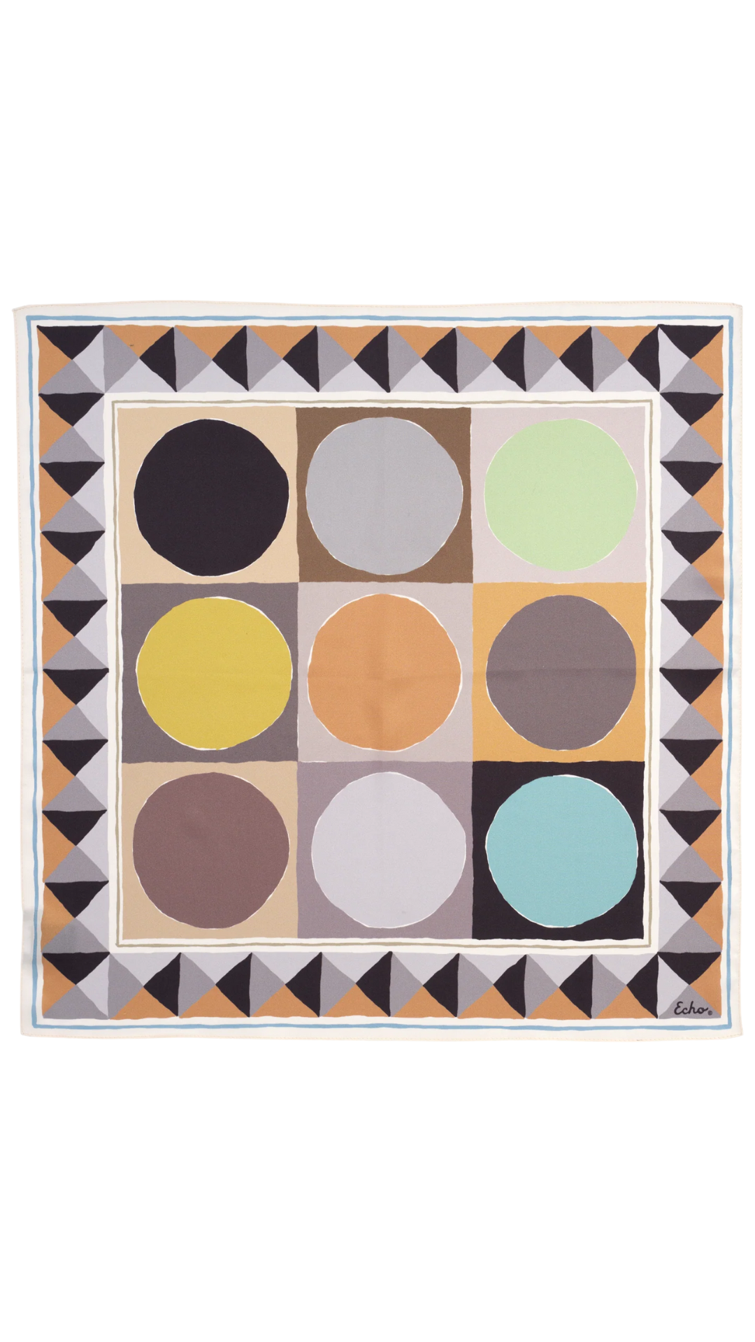 Painted Dots Silk Bandana