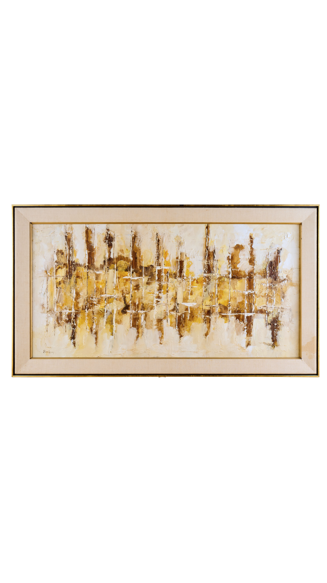 Elva Sangar Godshaw Levy | Large Abstract | 54'' x 30''