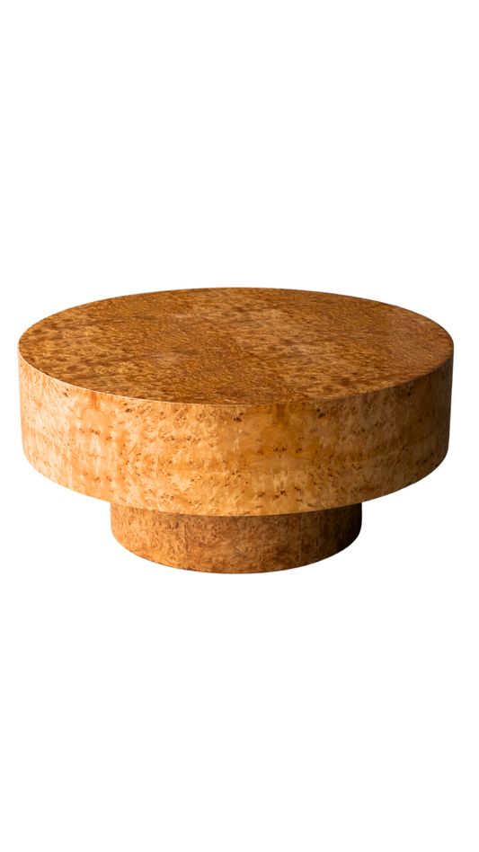 Round Burl Coffee Table - D8
