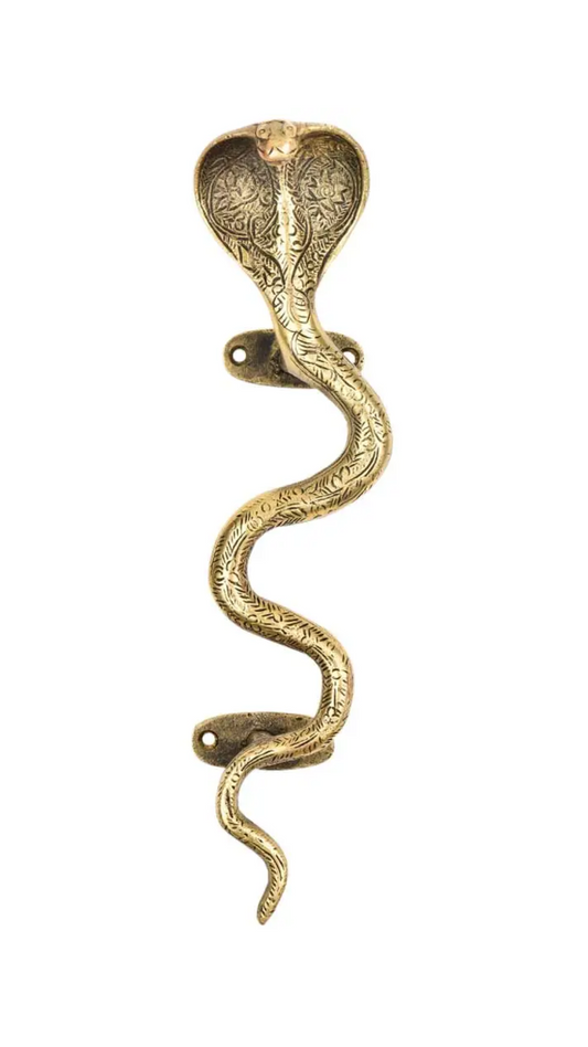 Brass Snake Kitchen Cabinet Handle