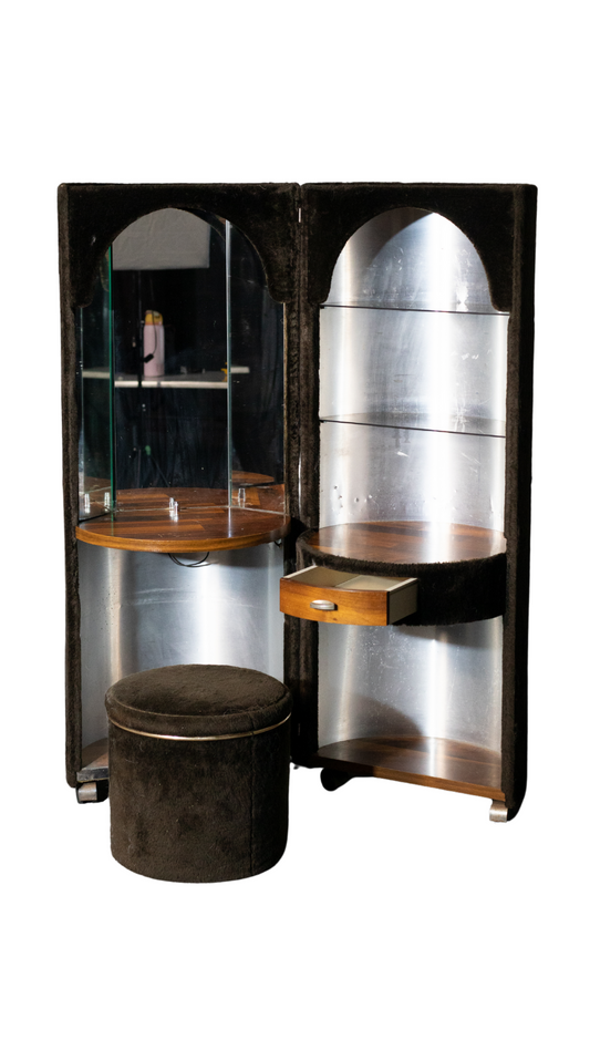Compact Fur Vanity