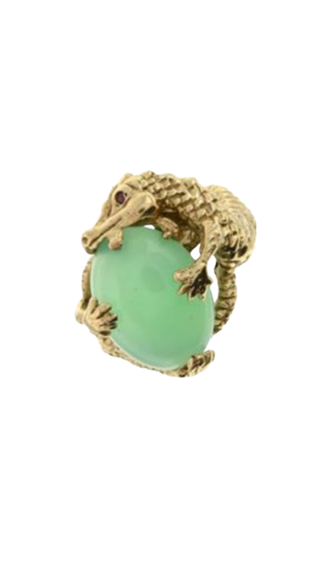 241 Chrysoprase Dragon Ring