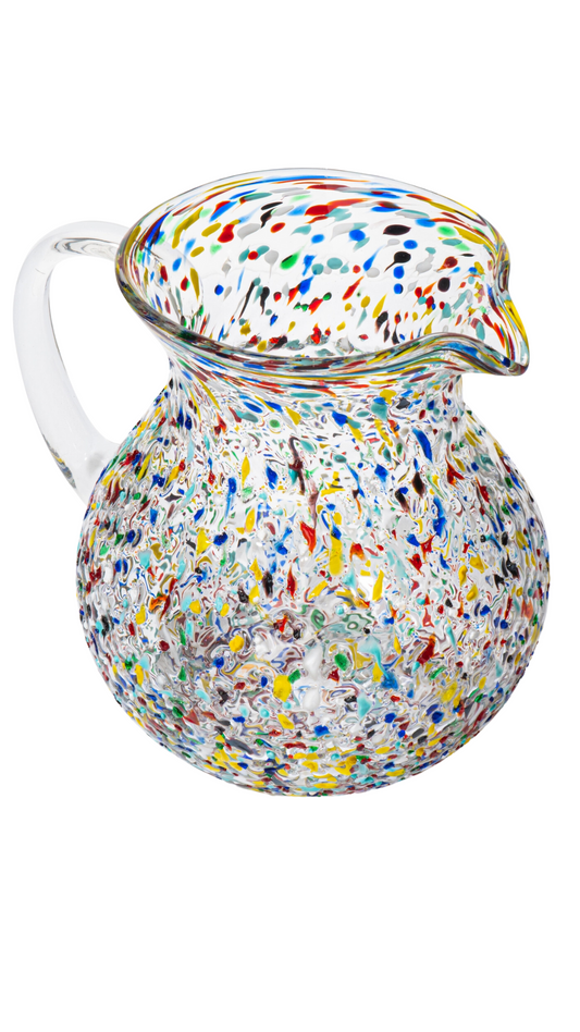 Mexican Confetti Glass Pitcher