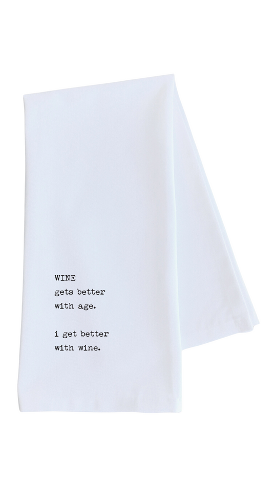 Wine better Tea Towel