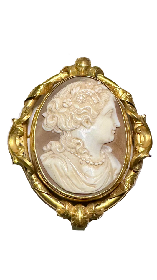 78 Lady Cameo Brooch