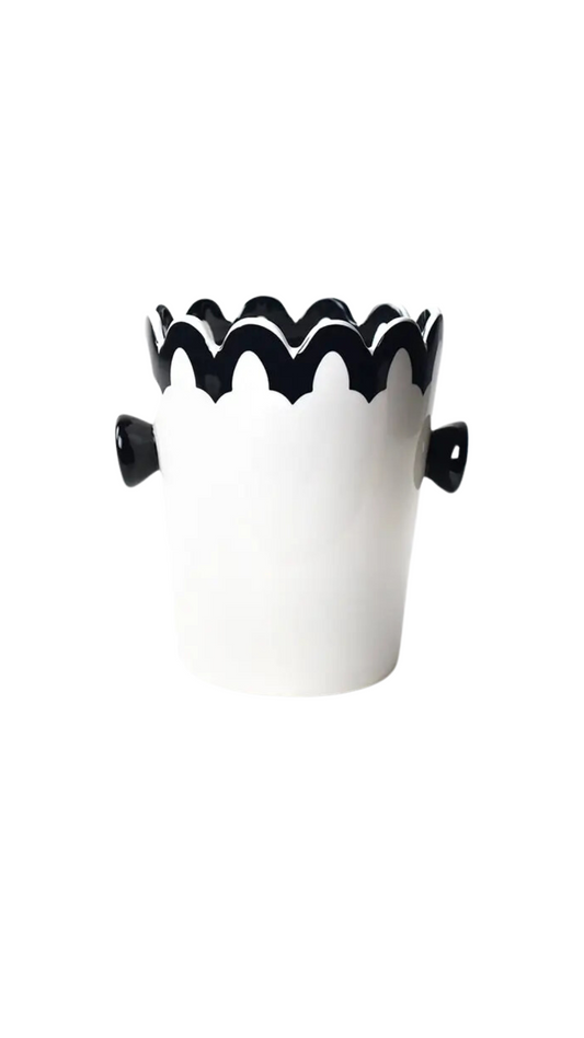 BLK Scallop Ice Bucket