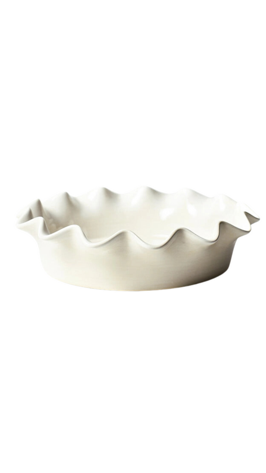 WHT 9 Ruffle Pie Dish