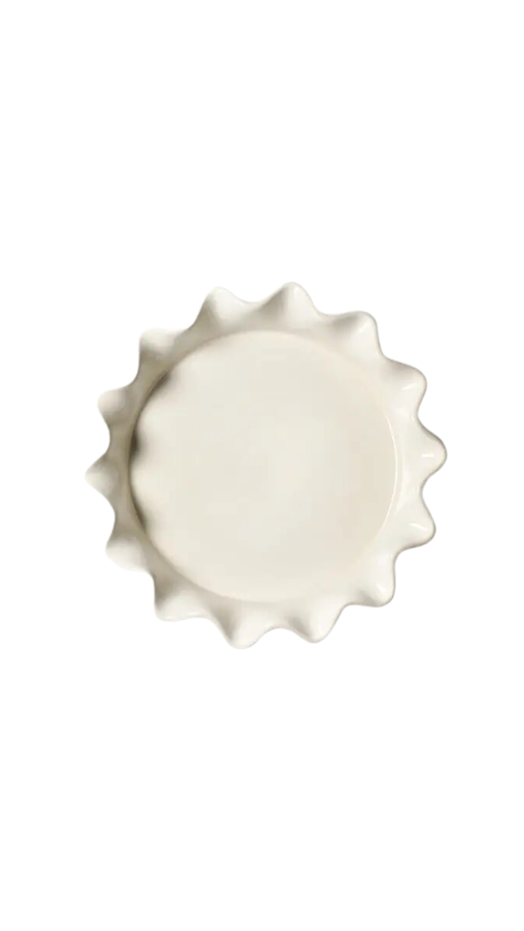 WHT 8 Ruffle Pie Dish