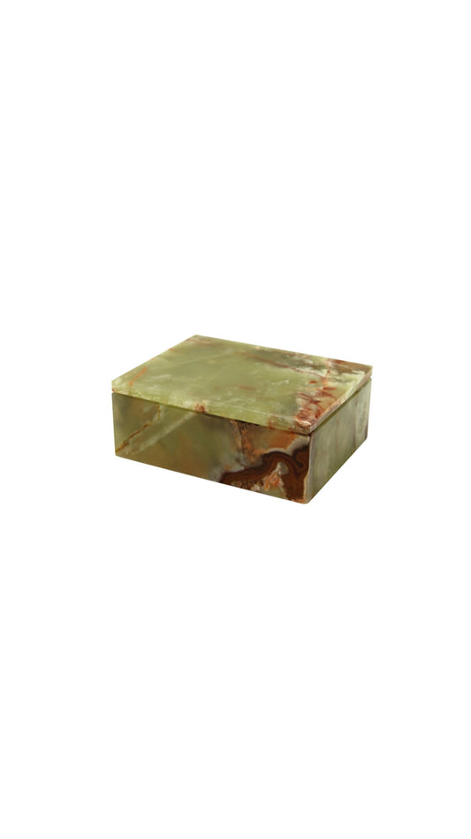 Asteria Collection 5" Whirl Green Onyx Polished Finish Rect