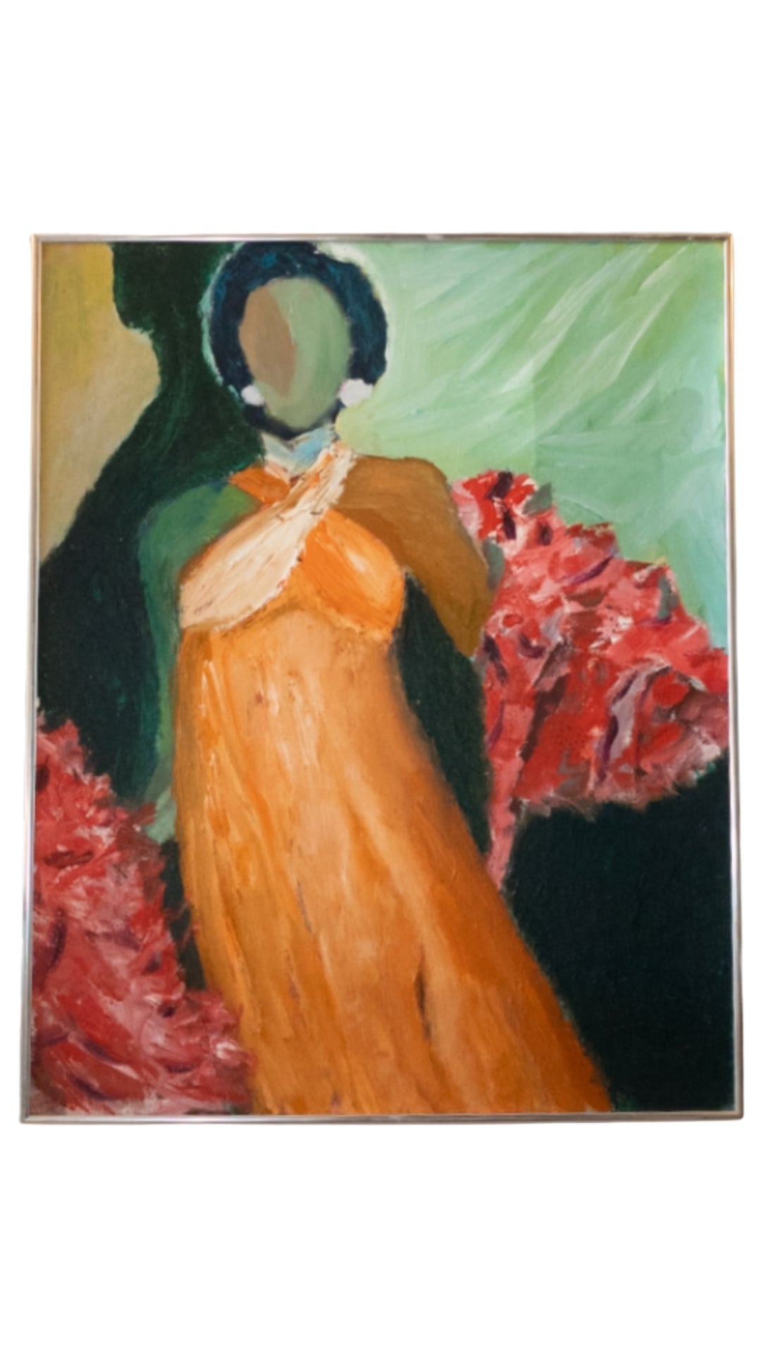 Vintage American Modernist | Portrait of A Faceless Woman