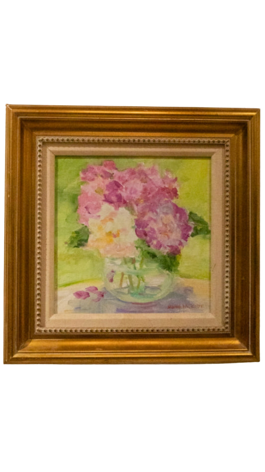 Bold Floral Framed Canvas