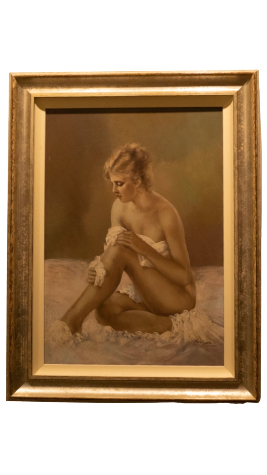 Painting of a Woman Draped in Cloth