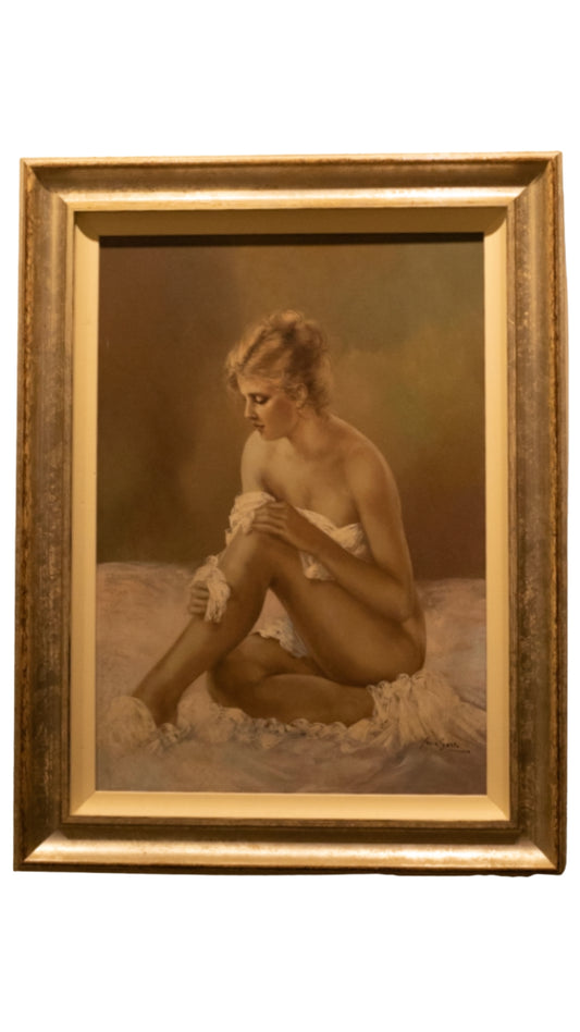 Painting of a Woman Draped in Cloth