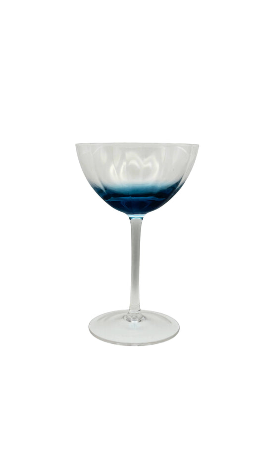 CXW221/TB Blue Coupe Glass