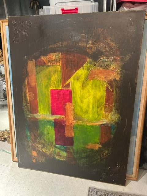 'Evolution Theory' Painting by Christine Holdback
