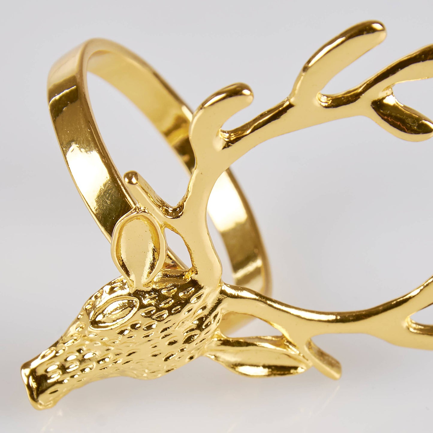 Golden Deer Napkin Ring