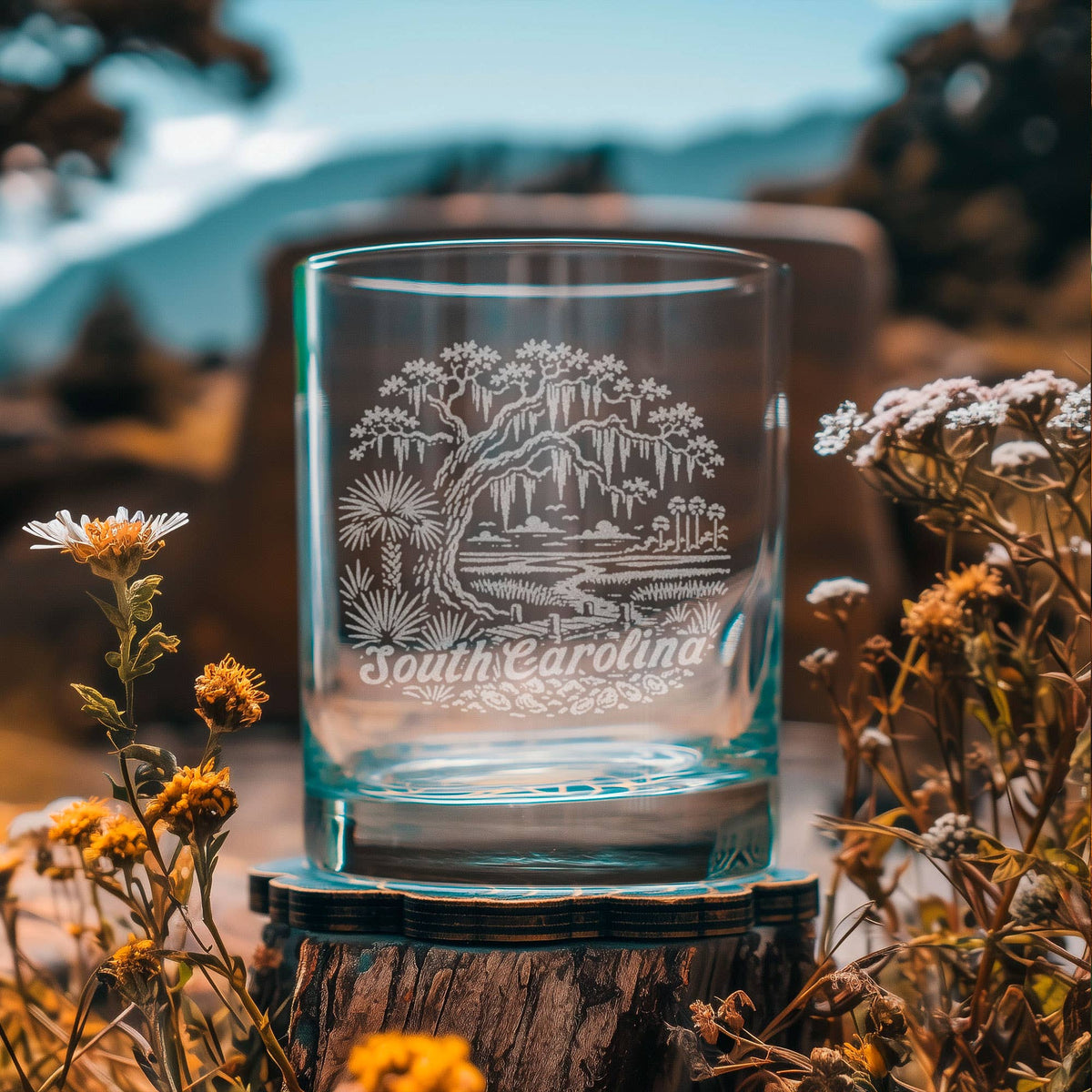 South Carolina State Drinking Glasses