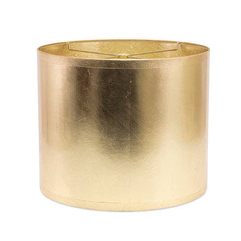 Round Gold Foil Lamp Shade