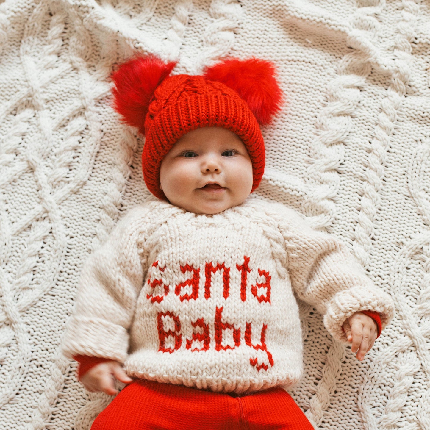 Kids Santa Baby Crew Neck Sweater