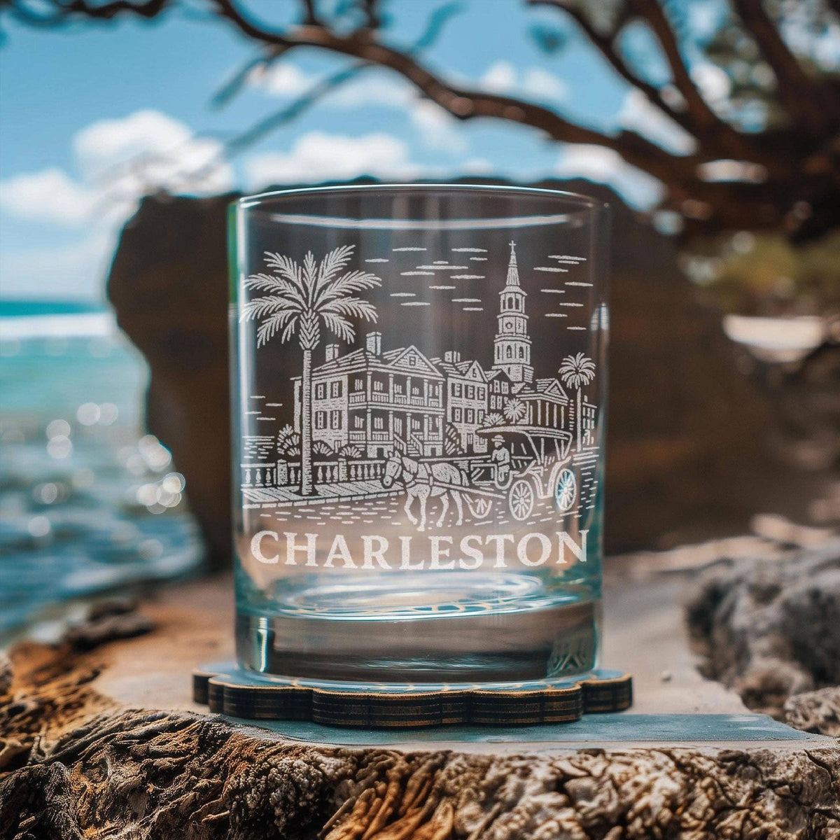 Charleston South Carolina Glasses