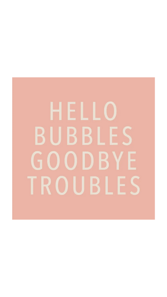 Napkins Hello Bubbles
