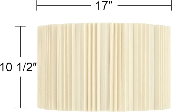 Ivory Drum Round Modern Lamp Shade