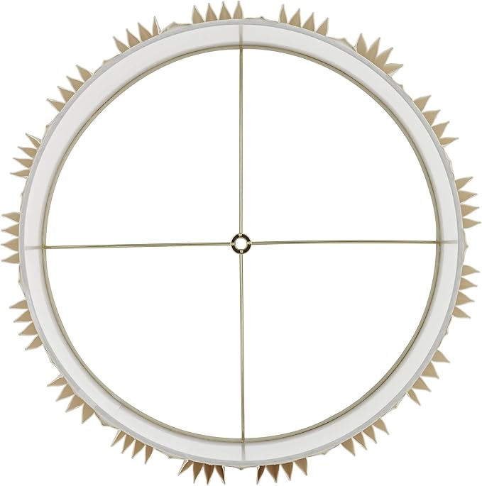 Ivory Drum Round Modern Lamp Shade