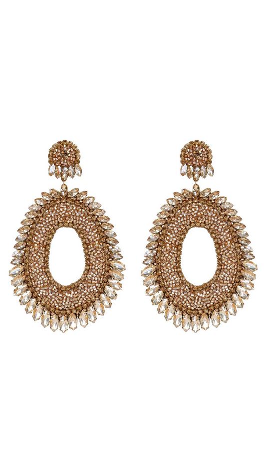 Deepa Gurnani - 4201 Kiki GLD Earrings