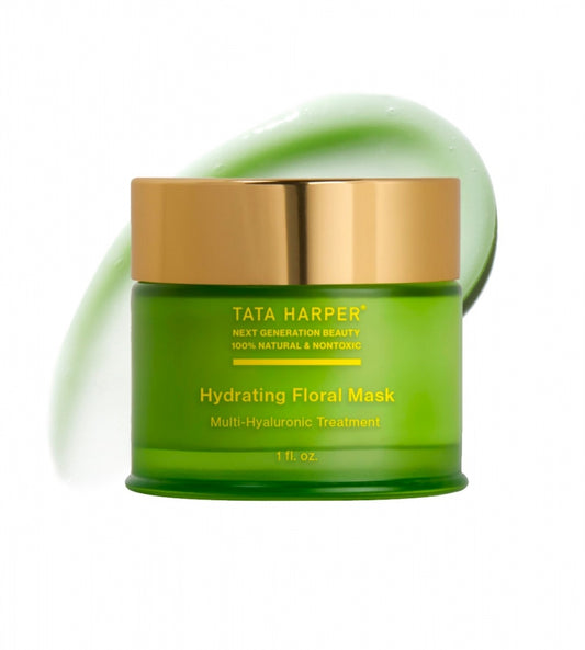 Hydrating Floral Mask, Clean Face Mask, Tata Harper, Organic Beauty, Clean Beauty, Organic Face Mask. 